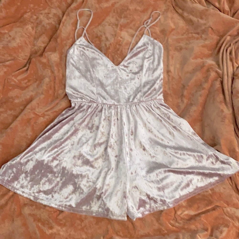 Suede Light Pink Romper - Rue 21